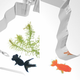 Illustration for article titled World Map Aquarium Makes Fish Think They Can Swim Around the Globe (Because Theyre Dumb)